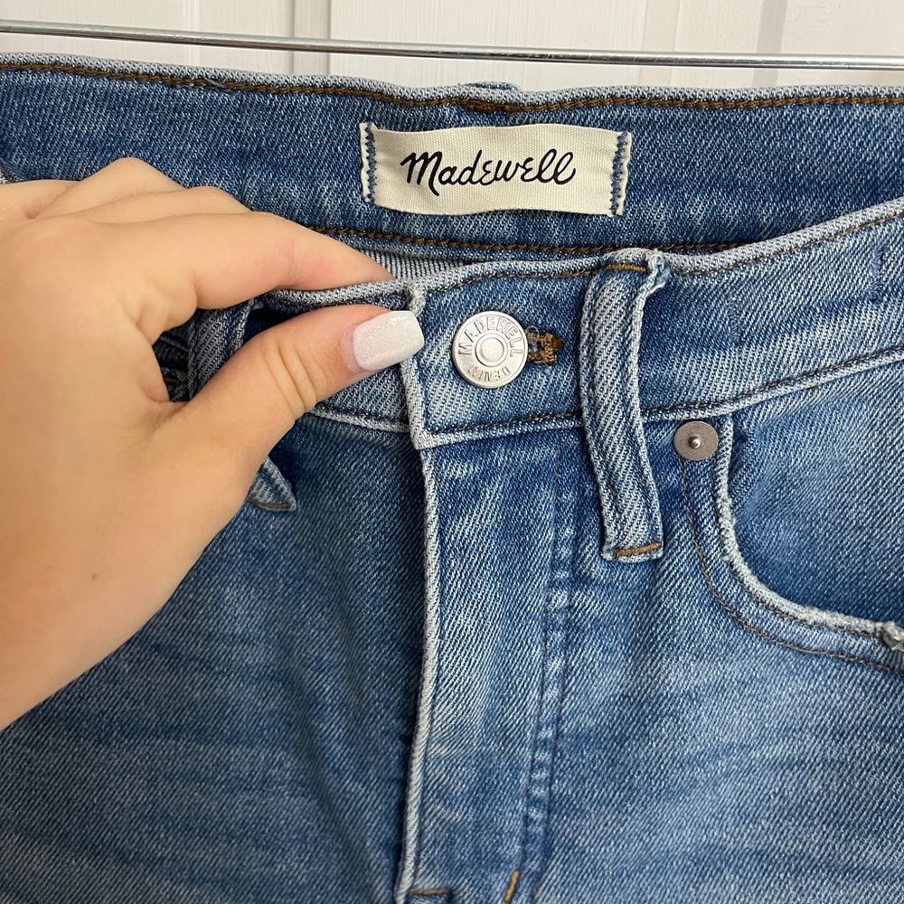 Madewell Blue 10” High Rise Skinny Jeans